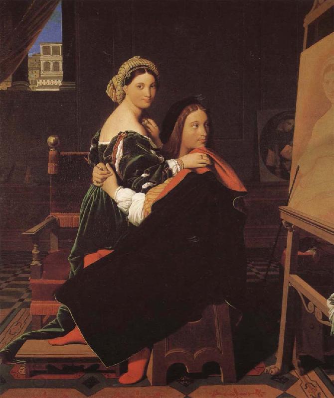 Jean-Auguste Dominique Ingres Lafier and Finali China oil painting art